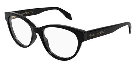 alexander mcqueen oval eyeglasses